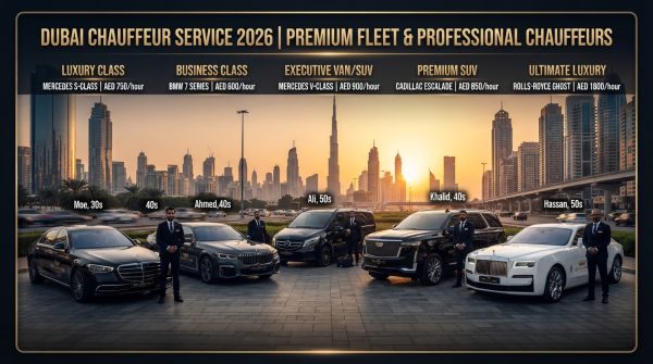 Chauffeur Service Dubai: 2026 Price Guide by Vehicle Class